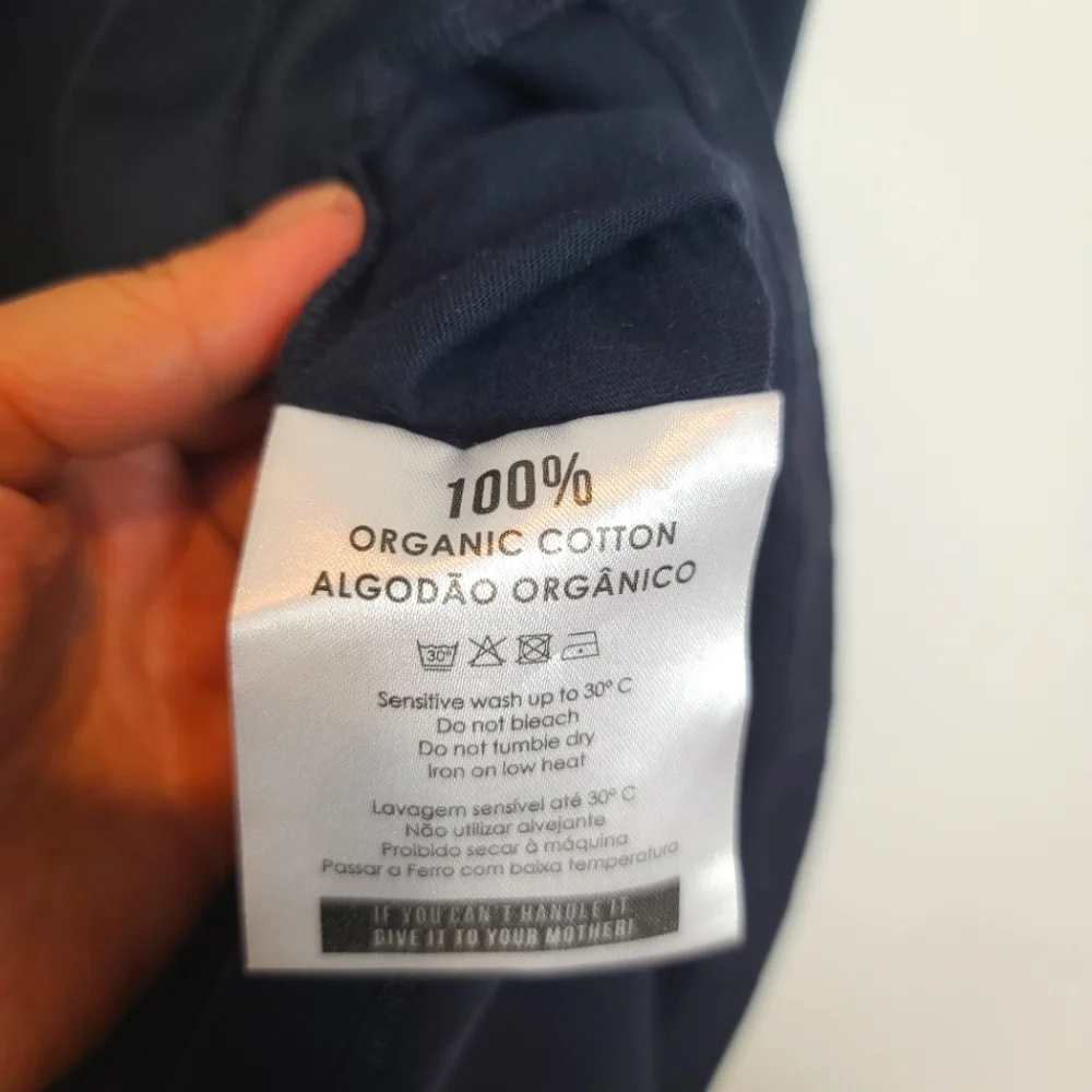 INIMIGO Men's Classic Heart Embroidered Tee Blue - Picture 5 of 7